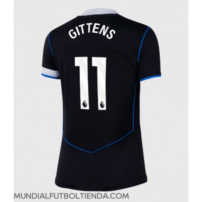 Camiseta Chelsea Jamie Gittens #11 Tercera Equipación Replica 2025-26 para mujer mangas cortas Camiseta Chelsea Jamie Gittens #11 Tercera Equipación Replica 2025-26 para mujer mangas cortas